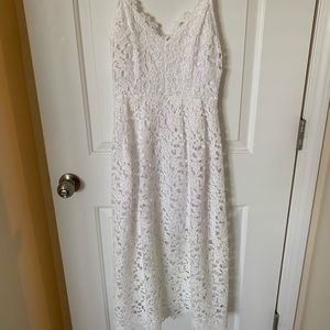 ASTR White lace dress size small
